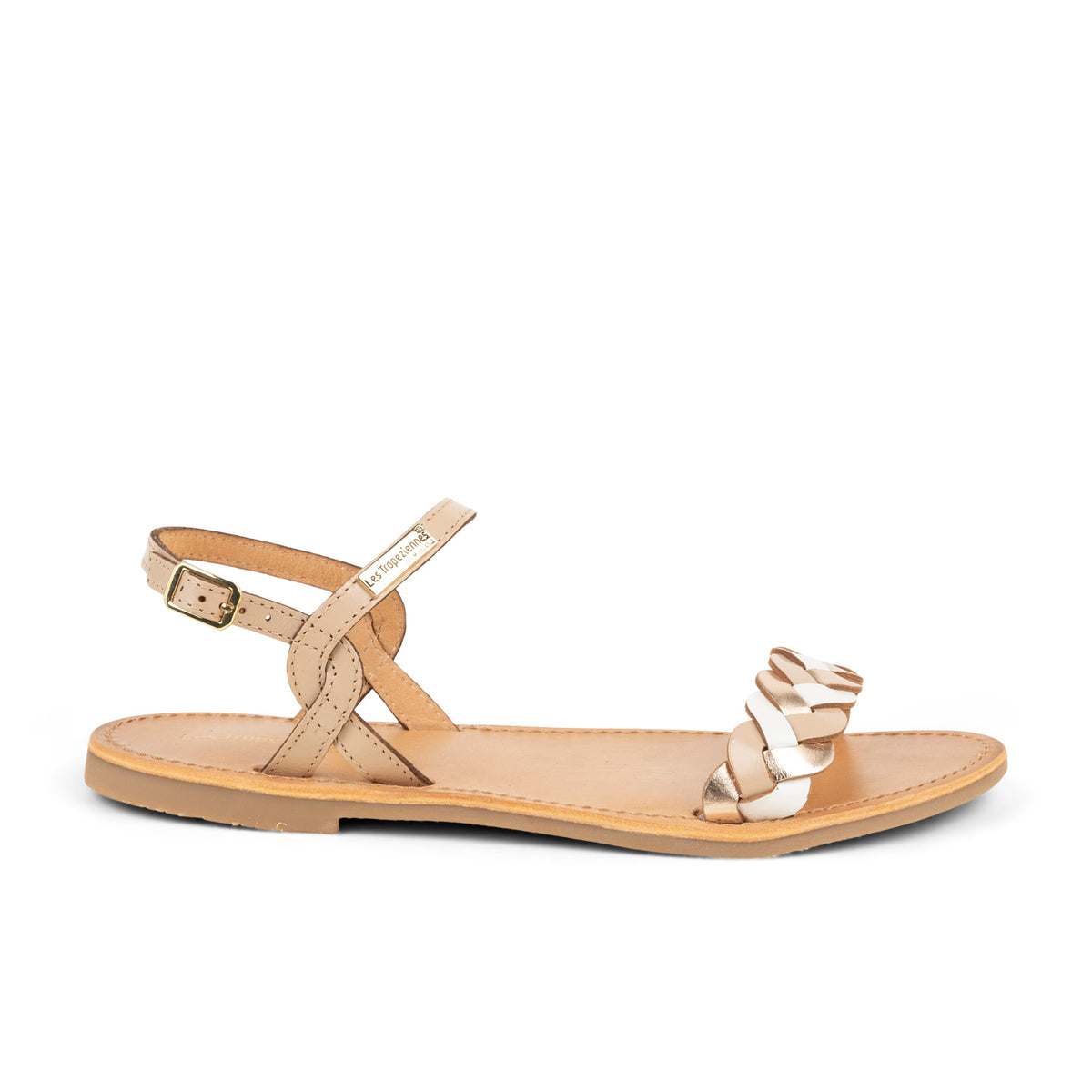 Sandales Femme LES TROPEZIENNES HORTENSE Or/Bronze