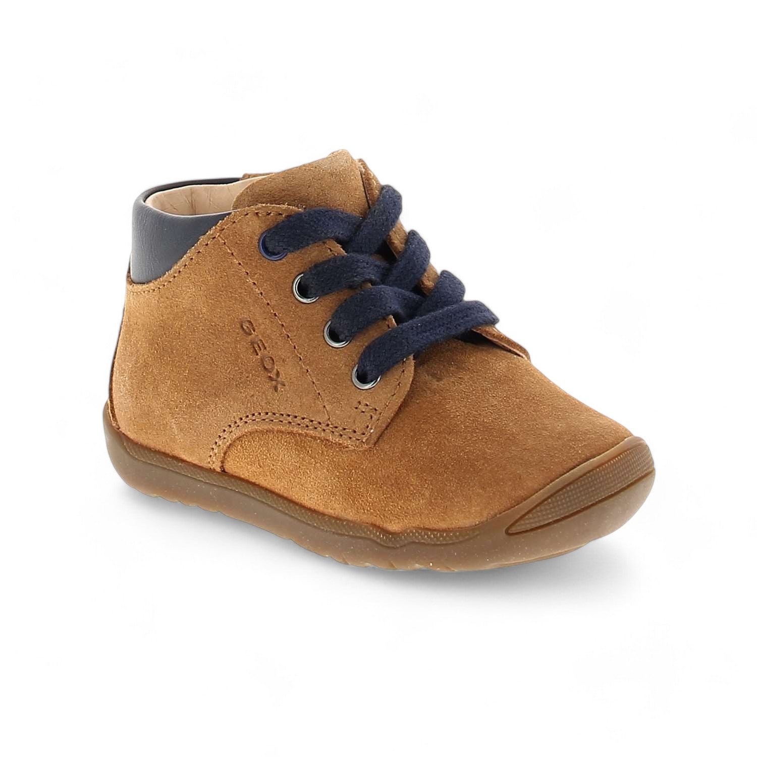 Baskets Enfant GEOX MACCHIA BOY LACE Marron