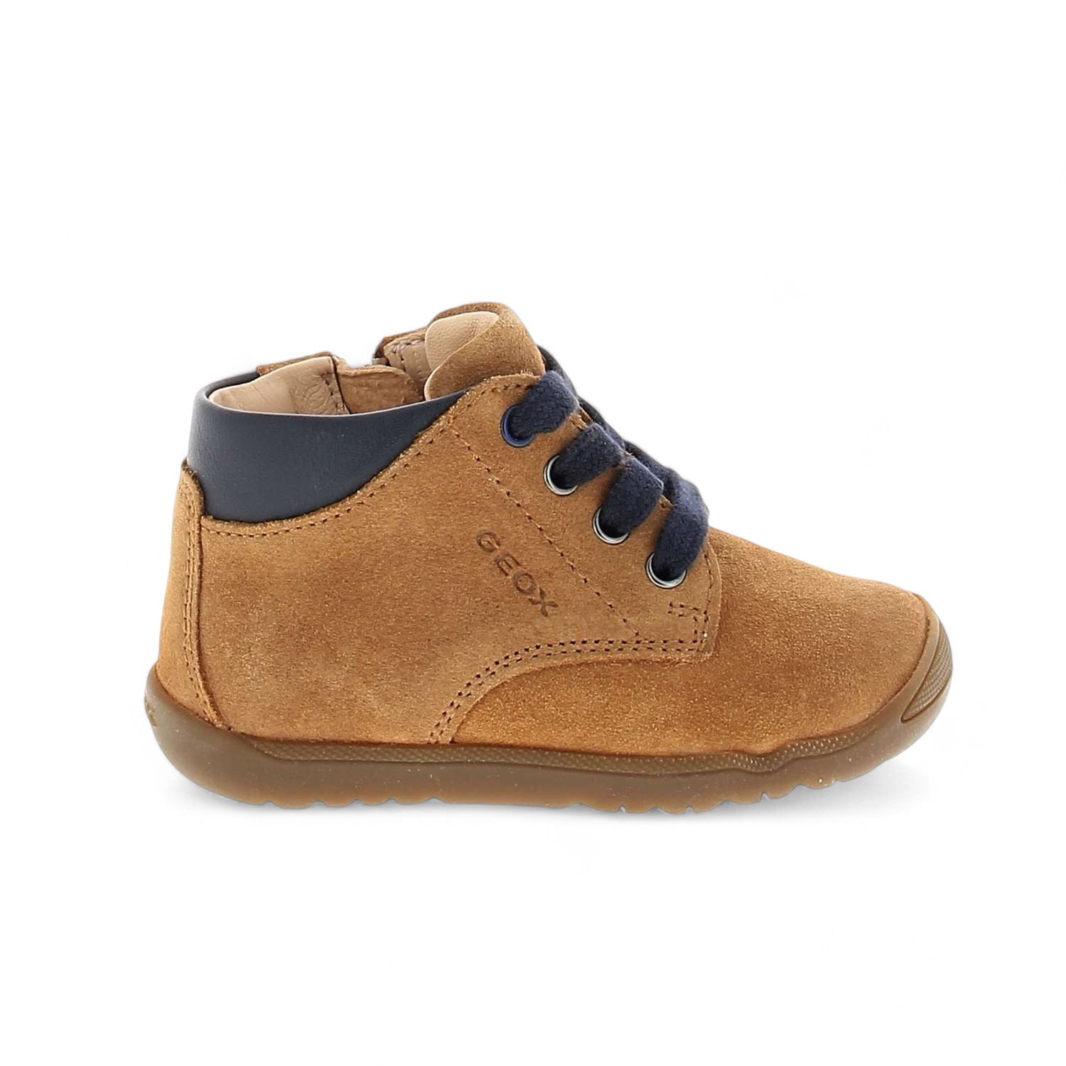 Baskets Enfant GEOX MACCHIA BOY LACE Marron