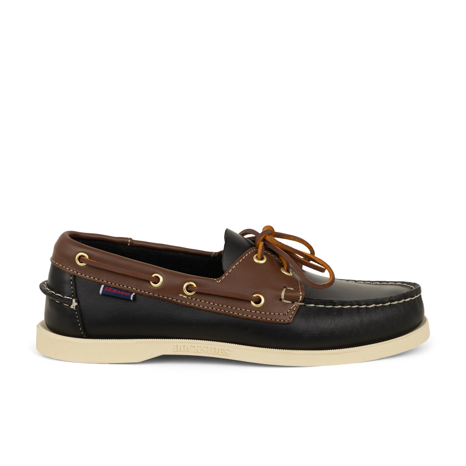 Chaussures bateau Homme SEBAGO PORTLAND WAXY LEATHER Bleu