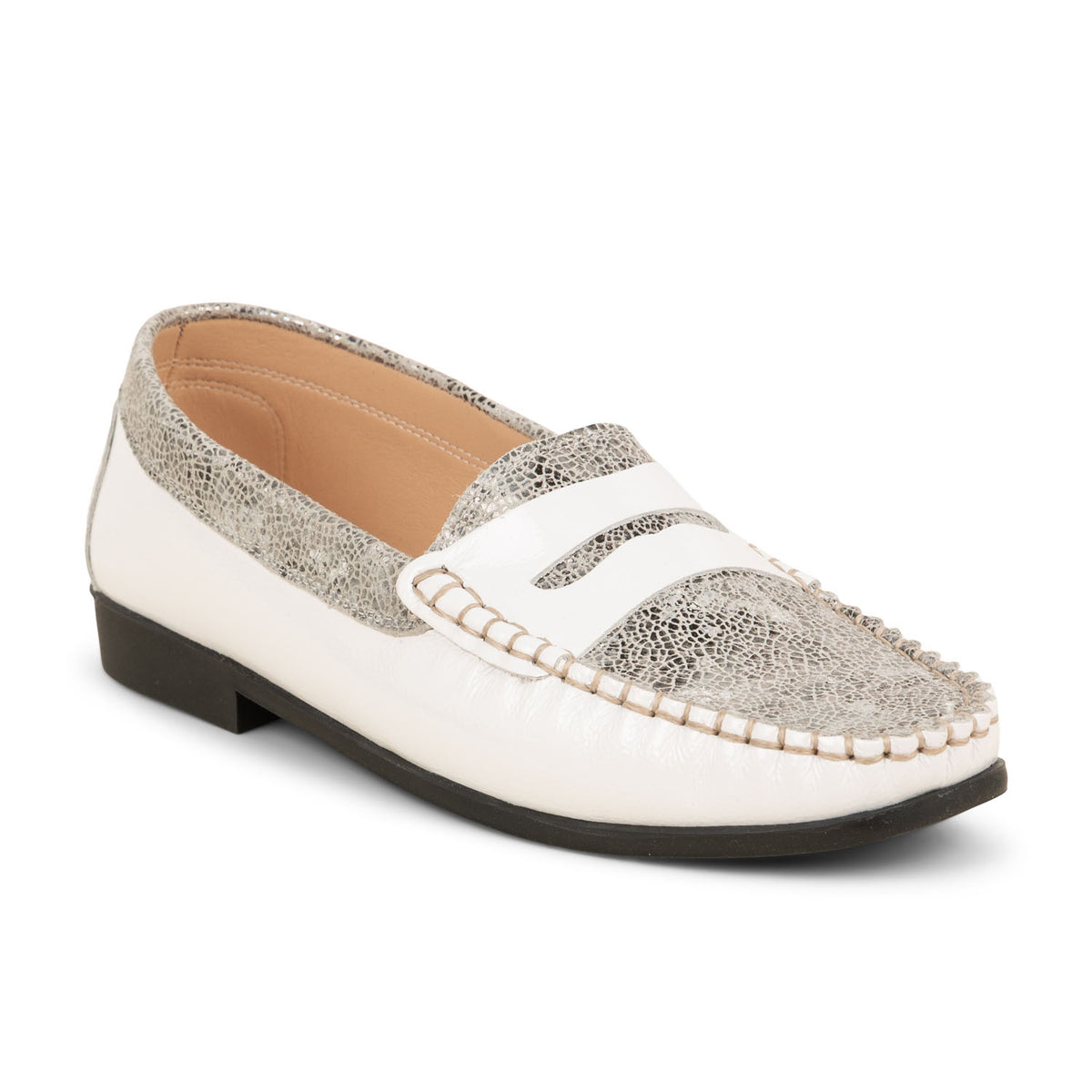 Mocassins Femme OTTILIA ASTRION Blanc
