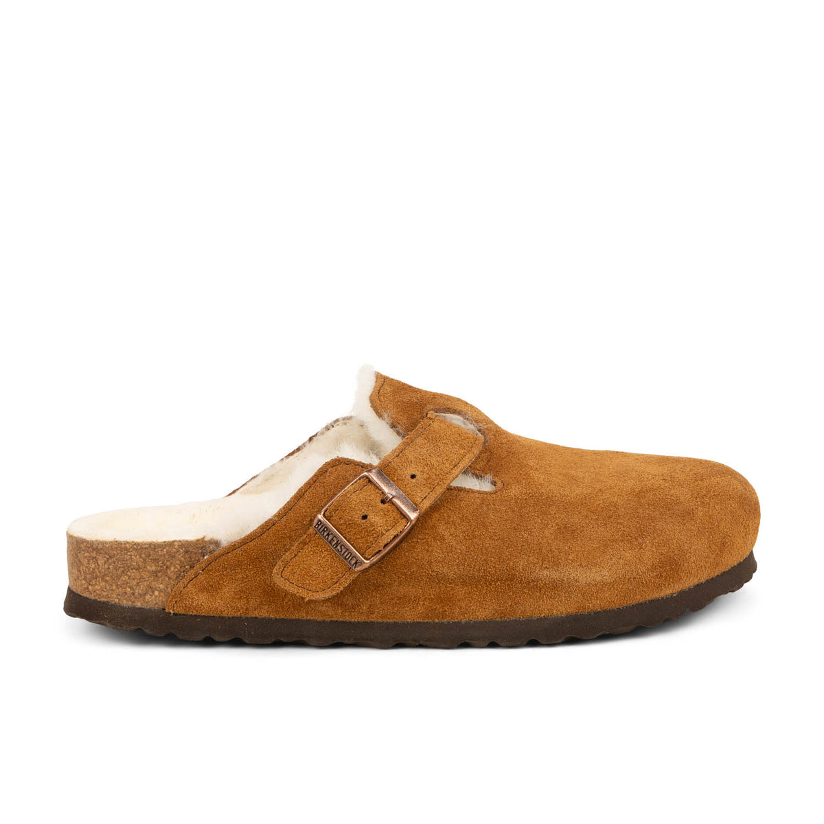 Mules Femme BIRKENSTOCK BOSTON SHERLING Marron