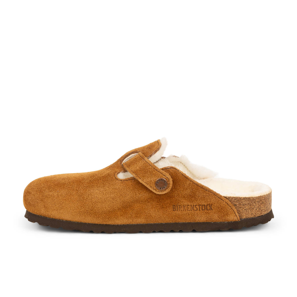 Mules Femme BIRKENSTOCK BOSTON SHERLING Marron