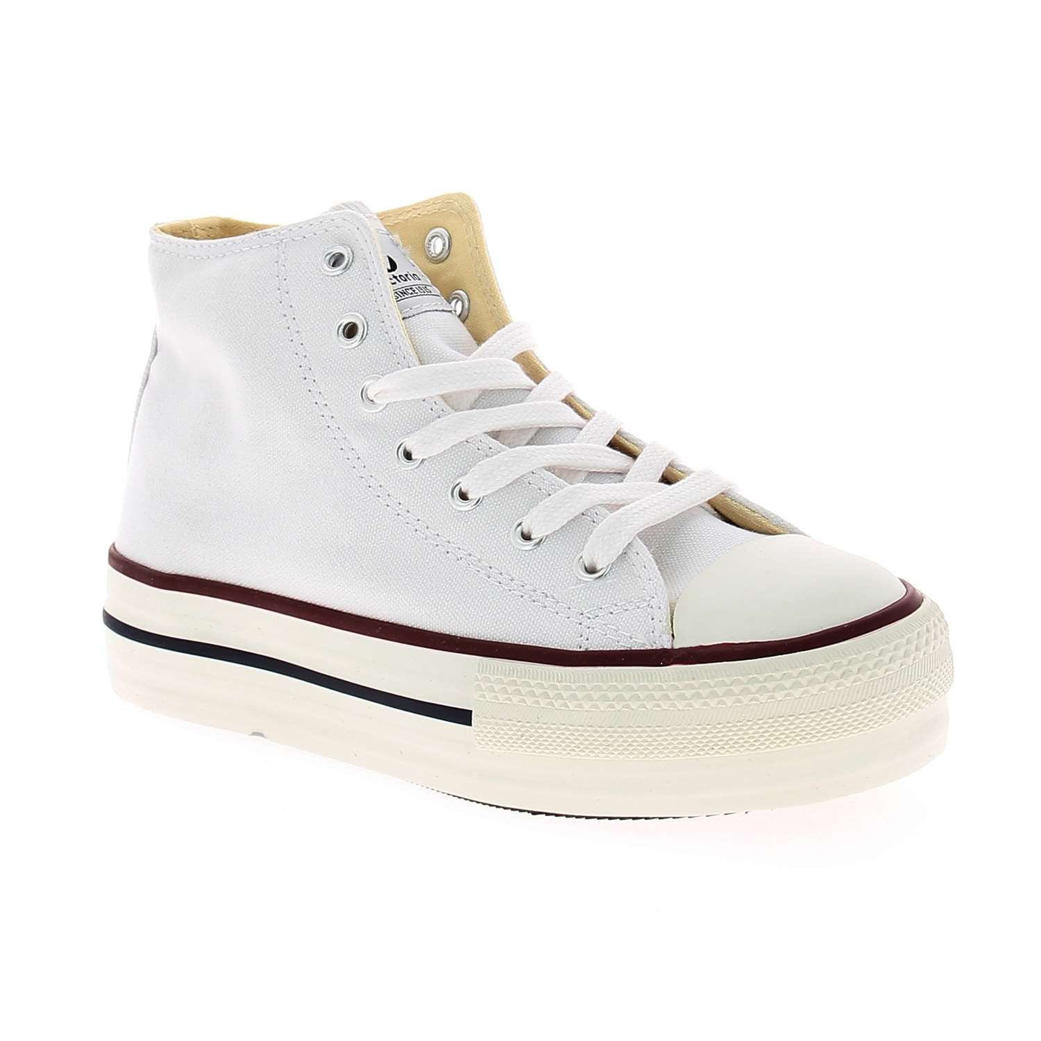 Sneakers Enfant VICTORIA TRIBU DOBLE BOT Blanc