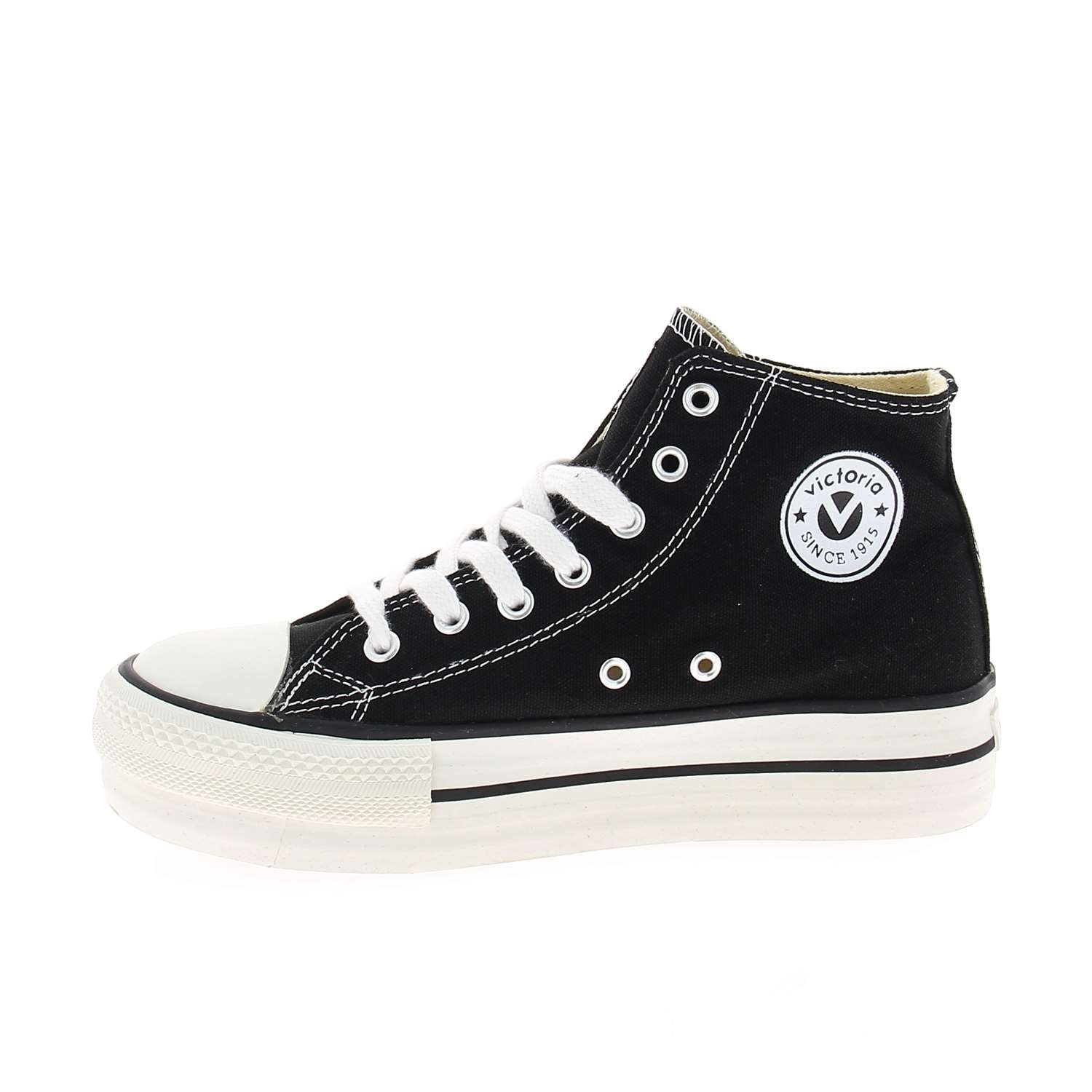 Sneakers Enfant VICTORIA TRIBU DOBLE BOT Noir