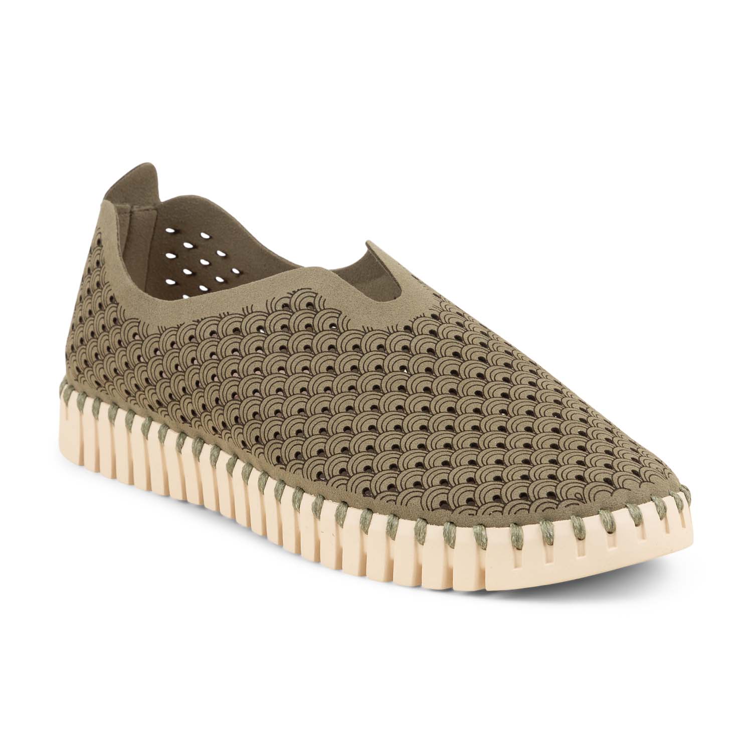 Mocassins Femme ILSE JACOBSEN ILUMINE Kaki