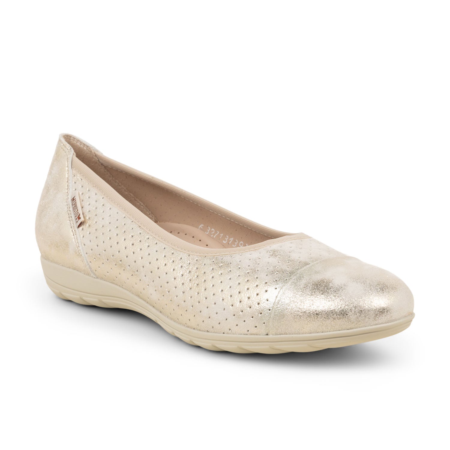 Ballerines et babies Femme MEPHISTO ERIKA PERF Beige