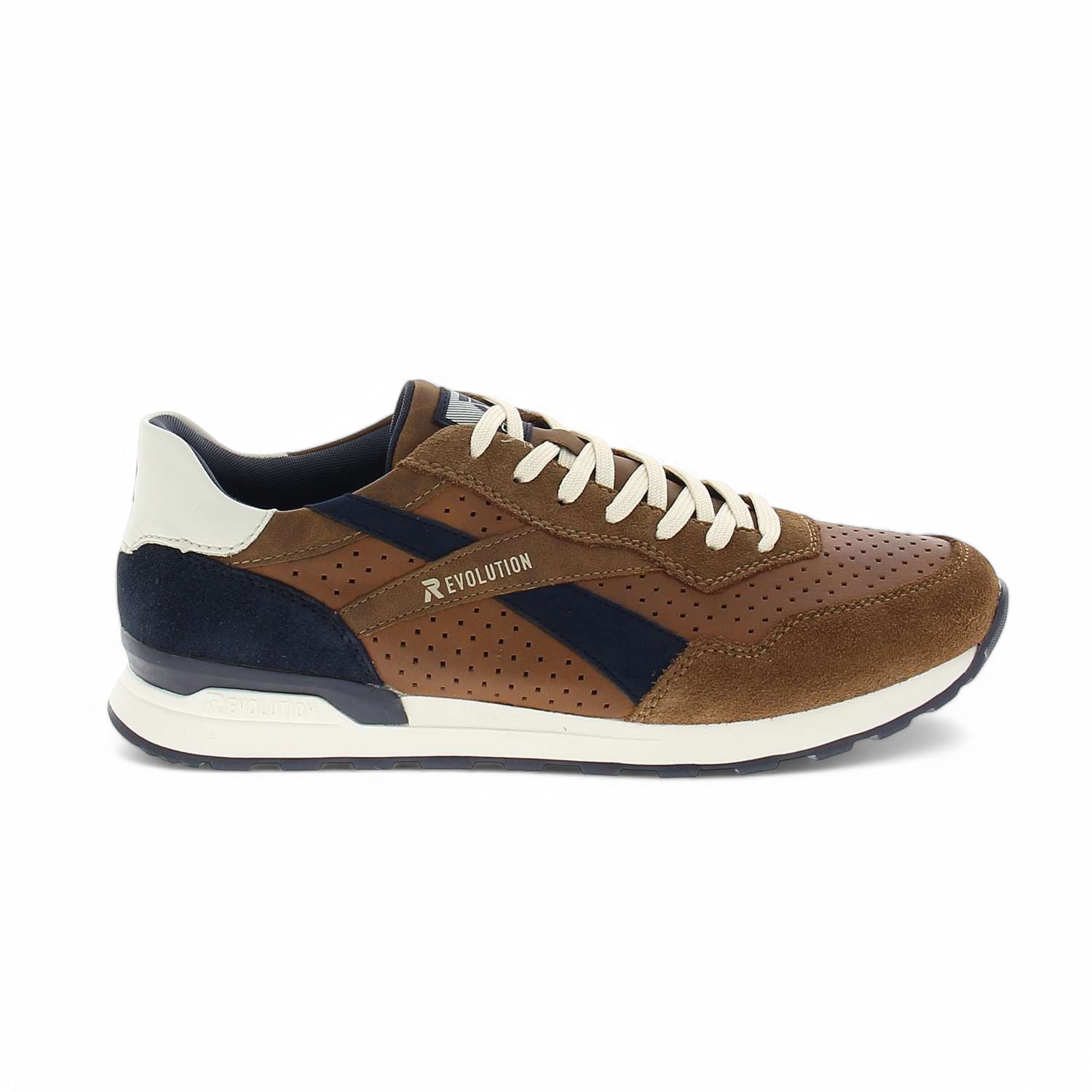 Baskets Homme RIEKER REHINU Marron