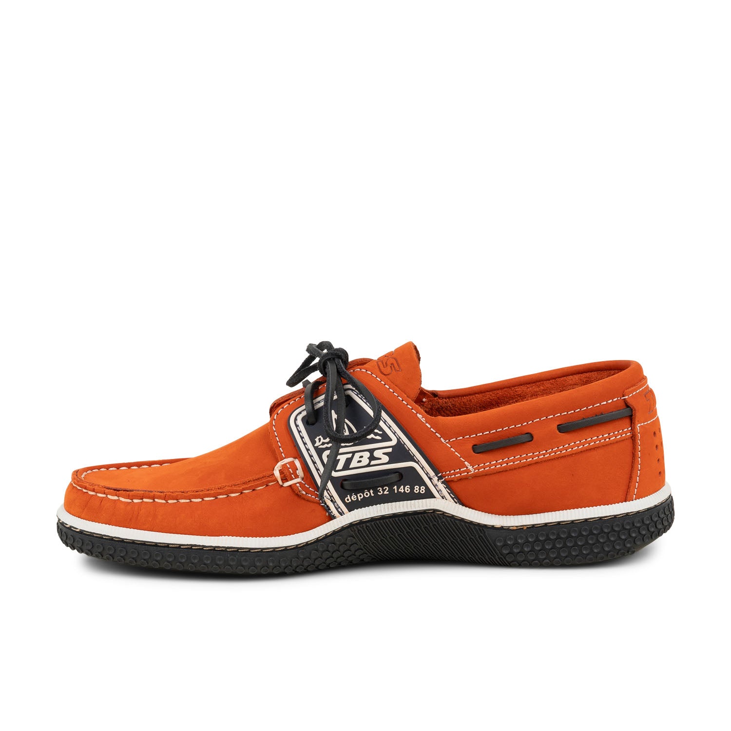 Chaussures bateau Homme TBS GLOBEK Orange