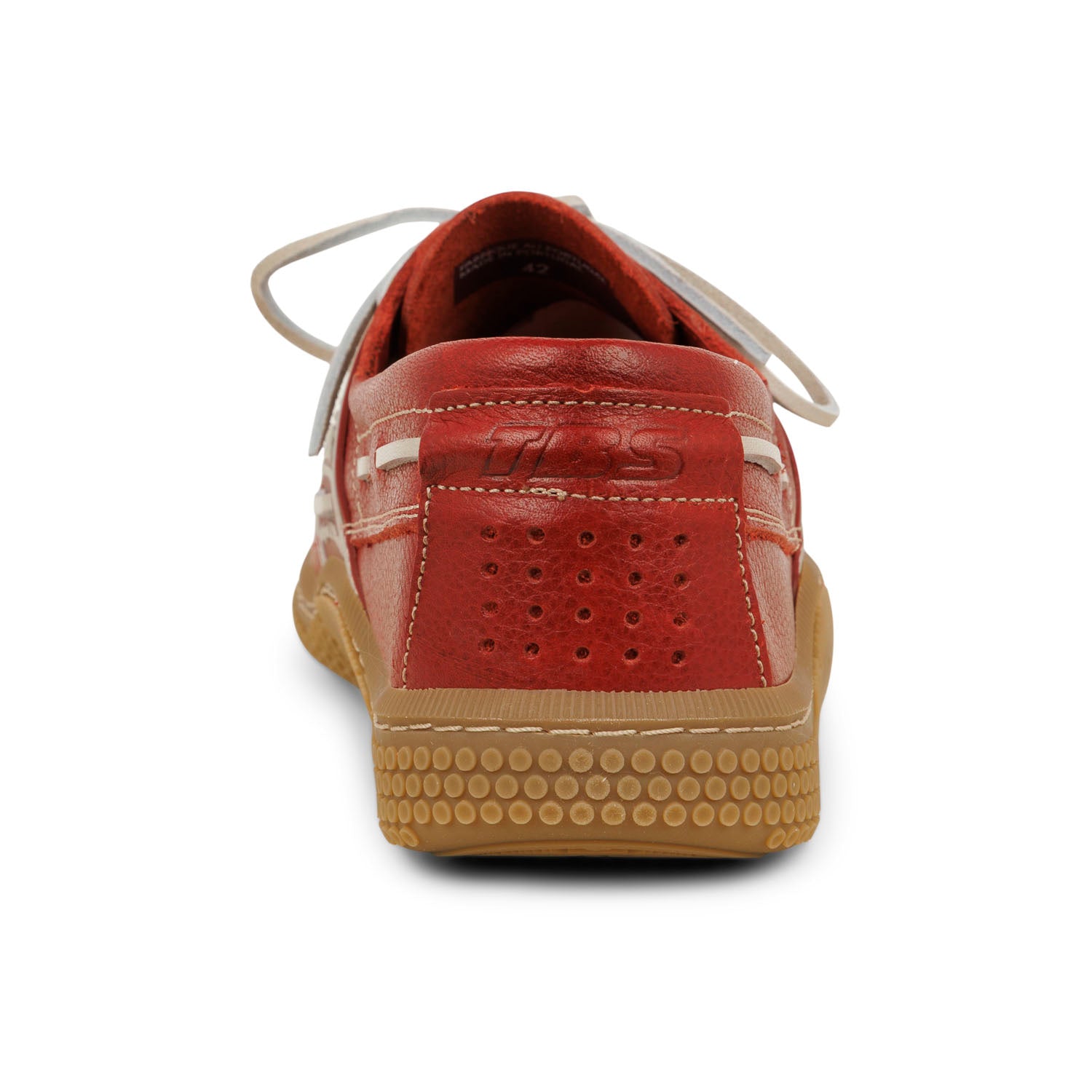 Chaussures bateau Homme TBS GLOBEK Rouge