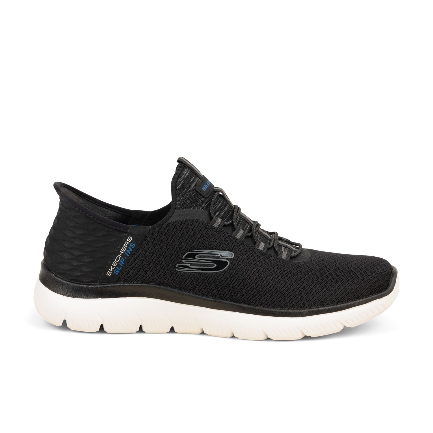 Baskets Homme SKECHERS SLIP INS SUMMITS Noir