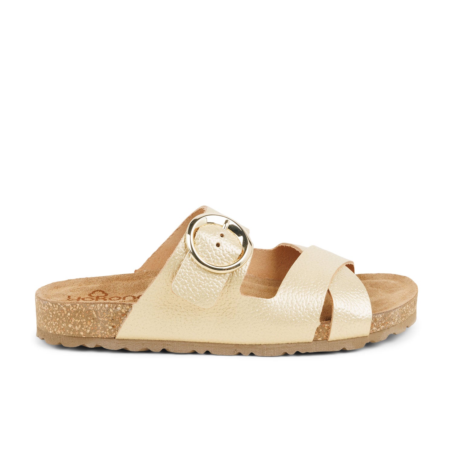 Mules Femme YOKONO JERBA 112 Or/Bronze