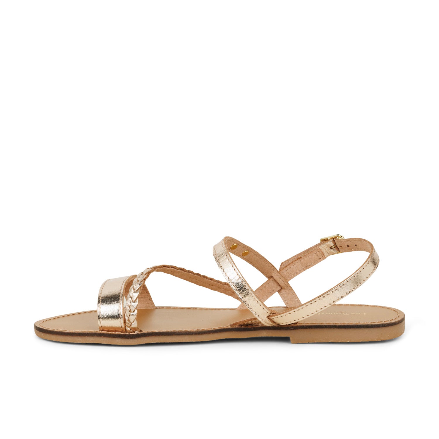 Sandales Femme LES TROPEZIENNES BATRESSE Or/Bronze