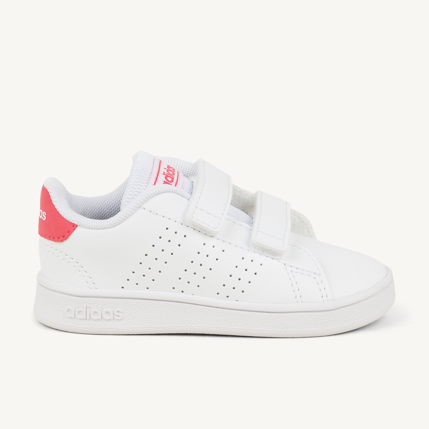 Sneakers Enfant ADIDAS ADVANTAGE Blanc,Rose