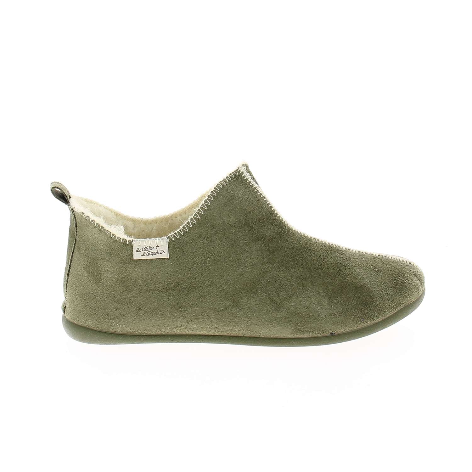 Chaussons Femme LA MAISON DE L'ESPADRILLE LAMINTO Kaki