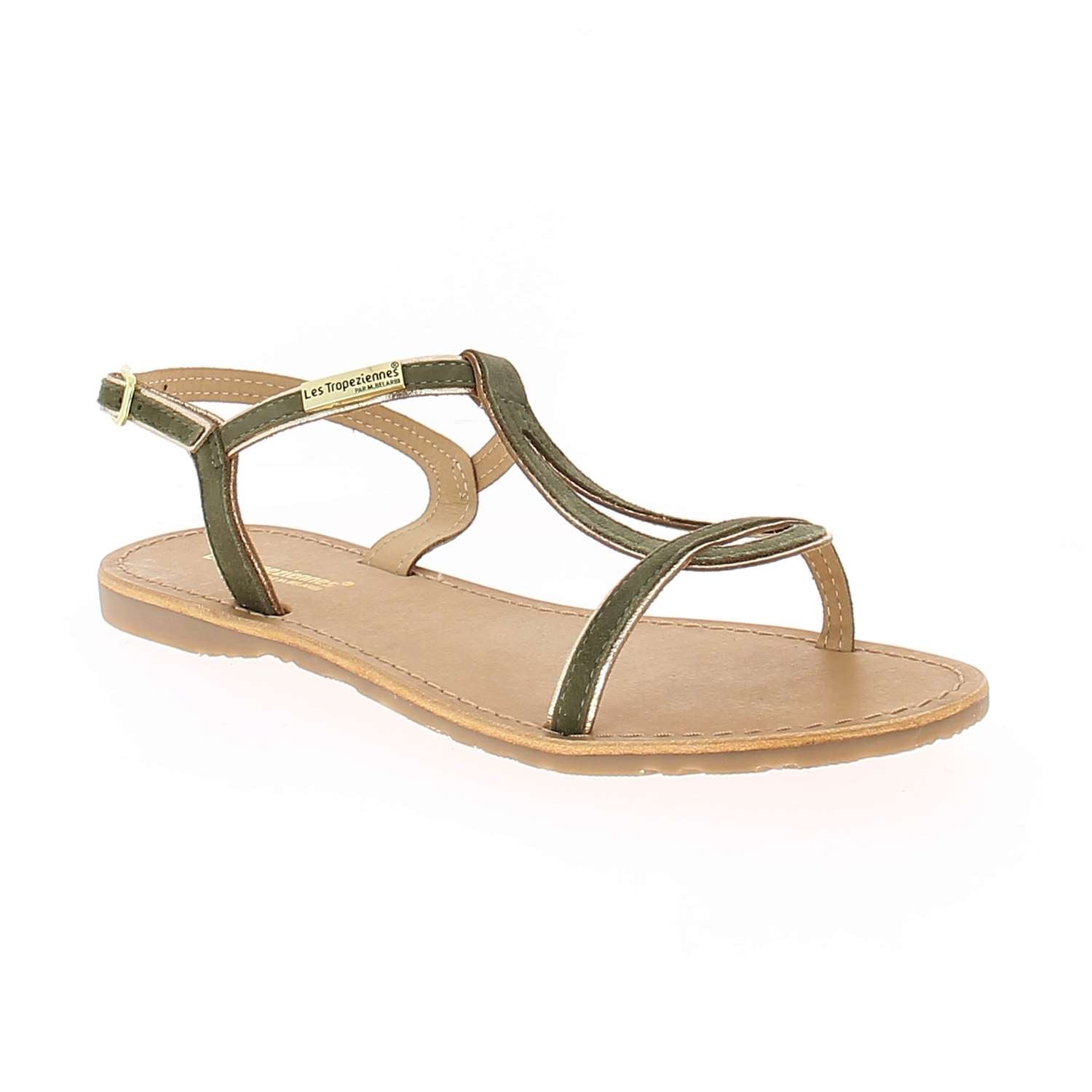 Sandales Femme LES TROPEZIENNES HABUC Kaki