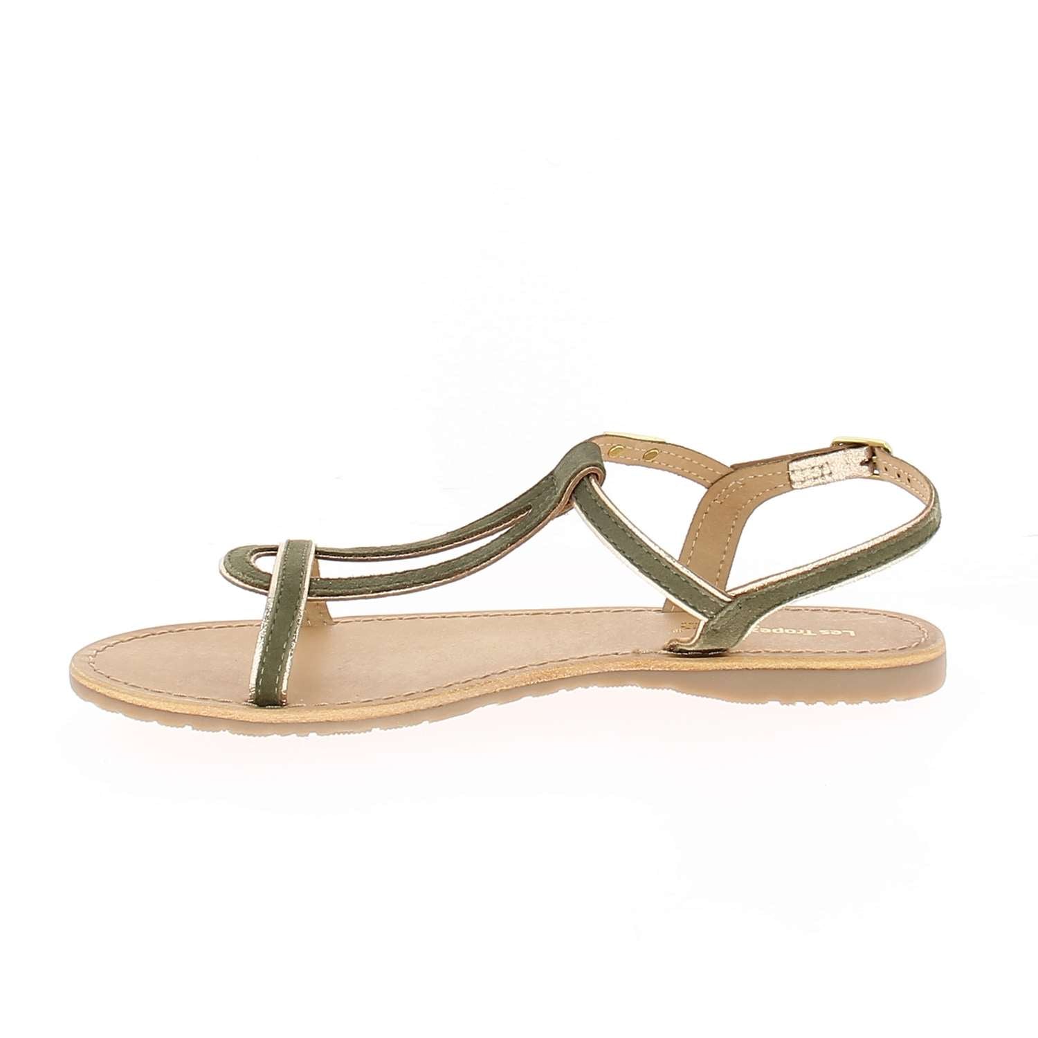 Sandales Femme LES TROPEZIENNES HABUC Kaki