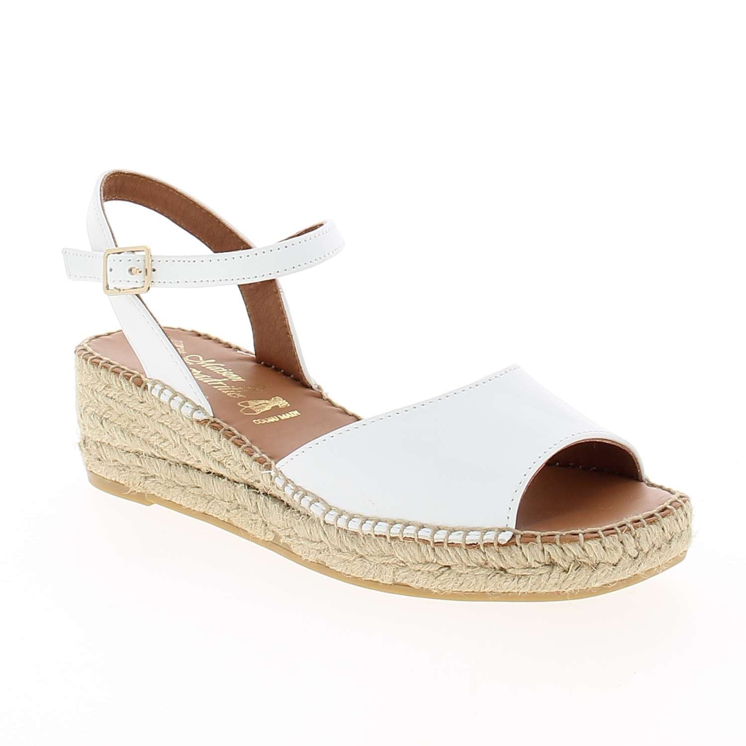 Sandales Femme LA MAISON DE L'ESPADRILLE MONNY Blanc
