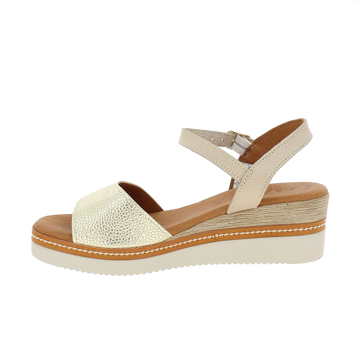 Sandales Femme EVA FRUTOS EVATTY Or/Bronze