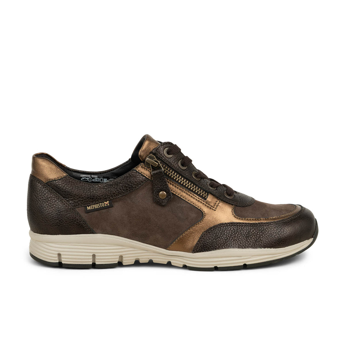 Baskets Femme MEPHISTO YLONA Marron