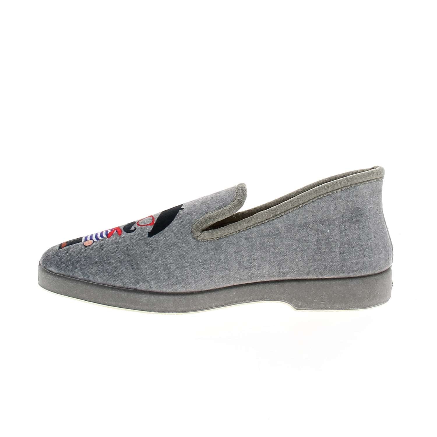 Chaussons Homme LA MAISON DE L'ESPADRILLE CHARFRENCH Gris