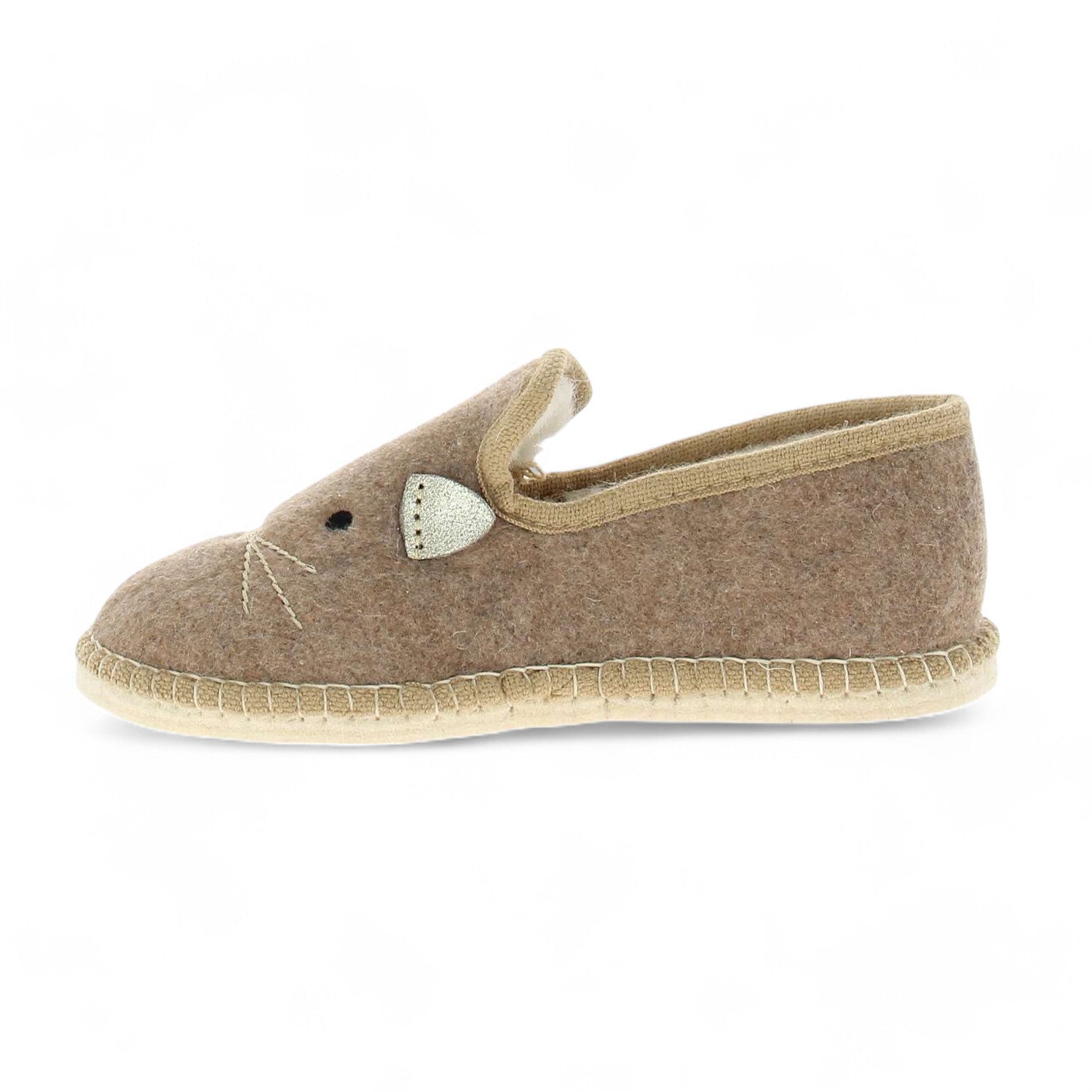 Chaussons Femme LA MAISON DE L'ESPADRILLE LAMIMOUSSE Beige