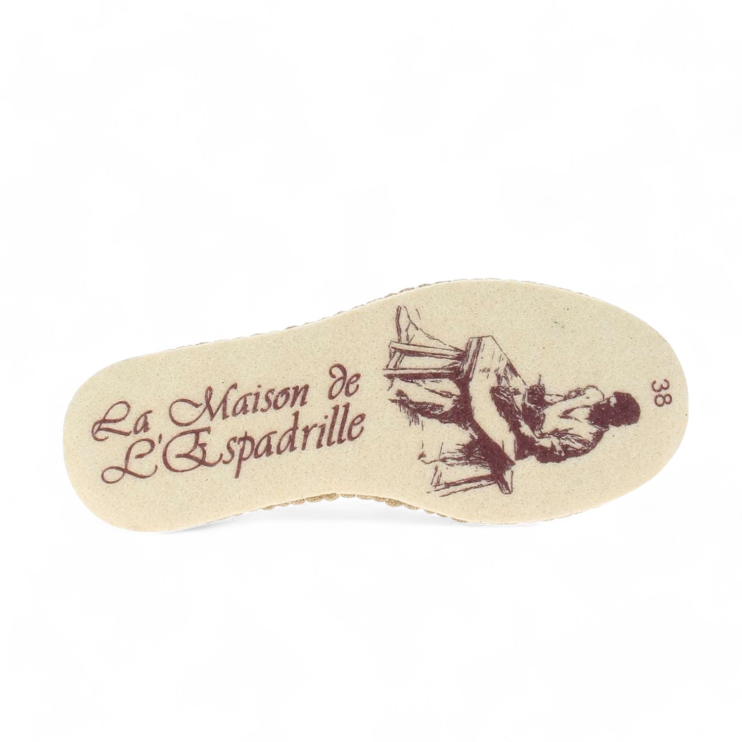 Chaussons Femme LA MAISON DE L'ESPADRILLE LAMIMOUSSE Beige