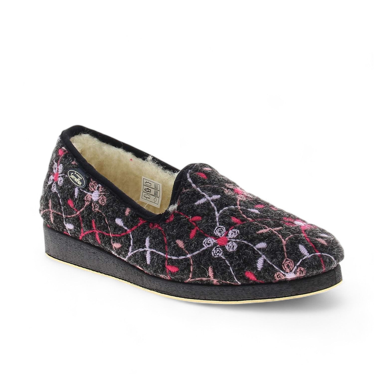 Chaussons Femme SEMELFLEX CALOZOE Gris