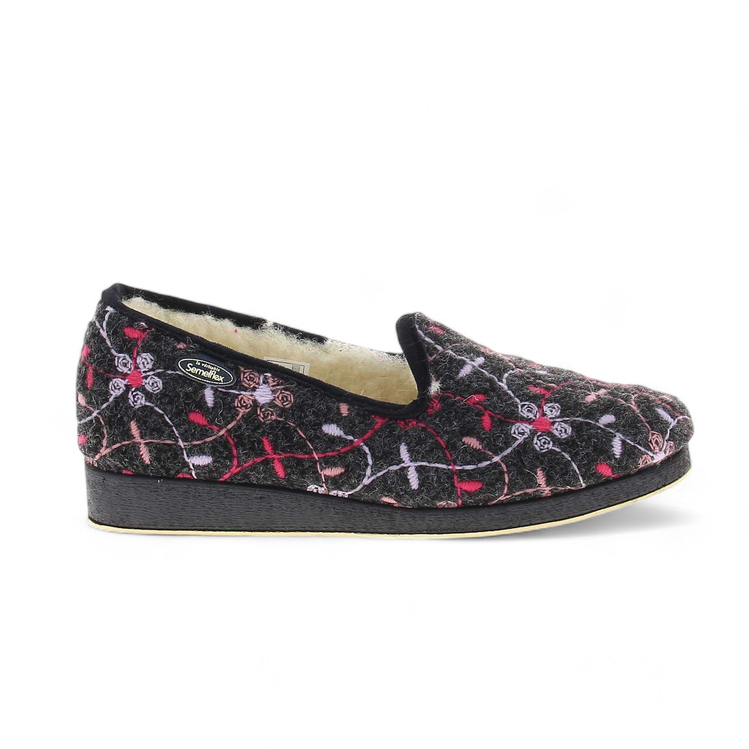 Chaussons Femme SEMELFLEX CALOZOE Gris