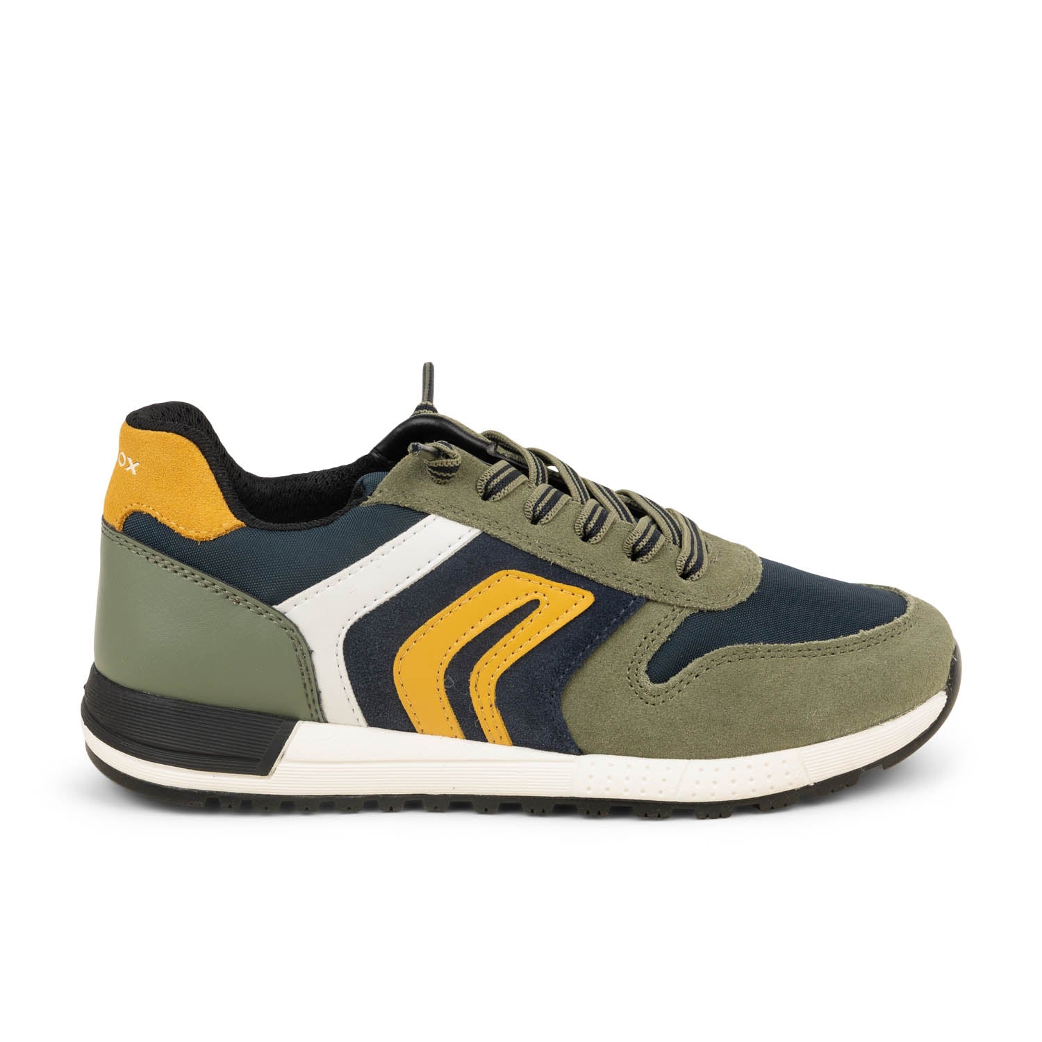 Baskets Enfant GEOX J ALBEN Kaki