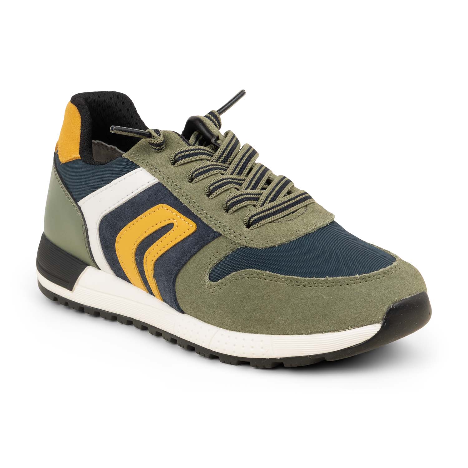 Baskets Enfant GEOX J ALBEN Kaki