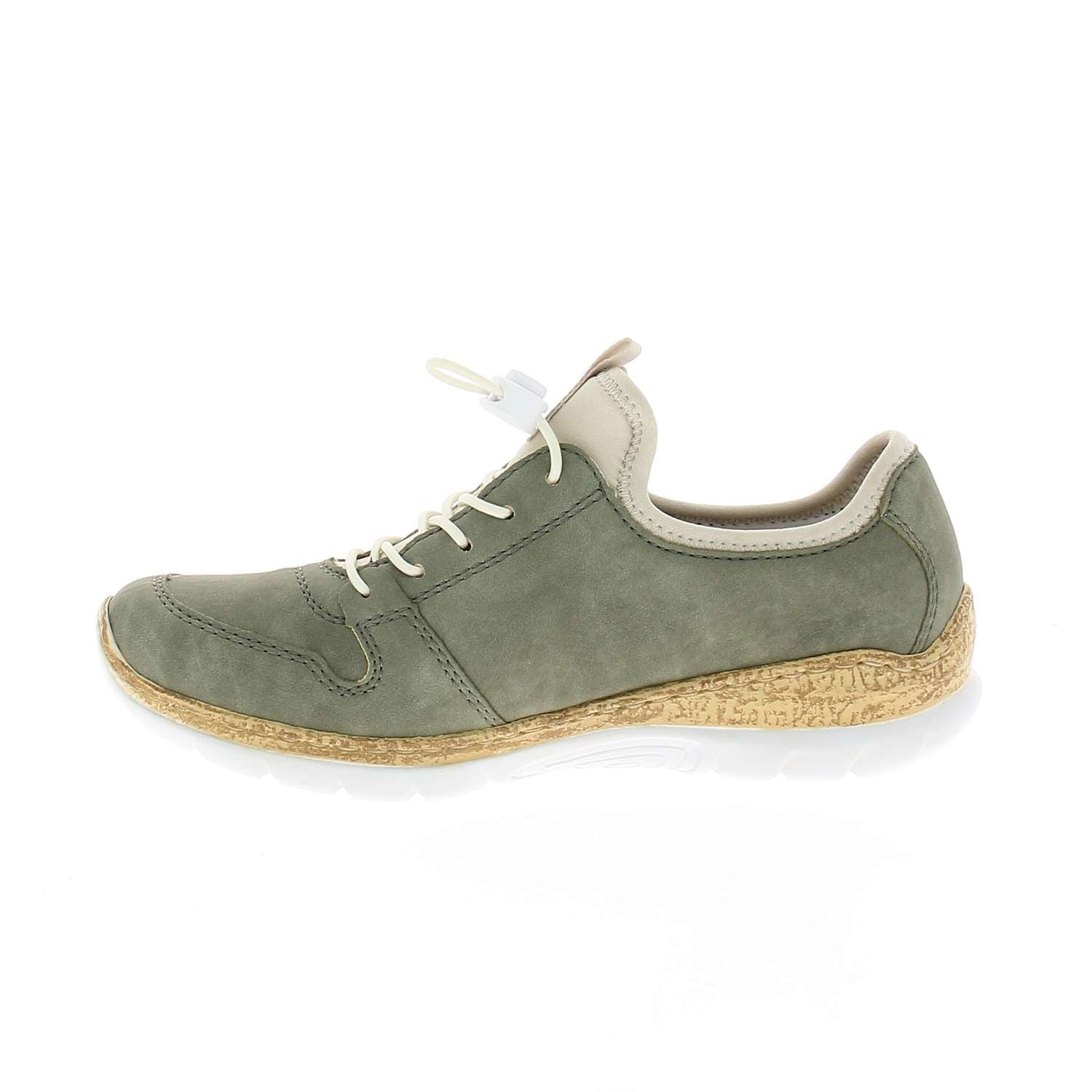 Baskets Femme RIEKER N42G0 - RIETRESSE Kaki