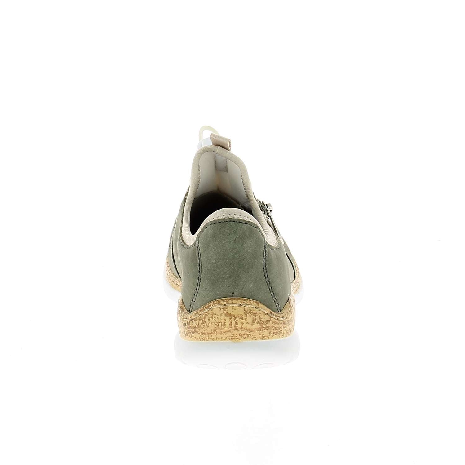 Baskets Femme RIEKER N42G0 - RIETRESSE Kaki