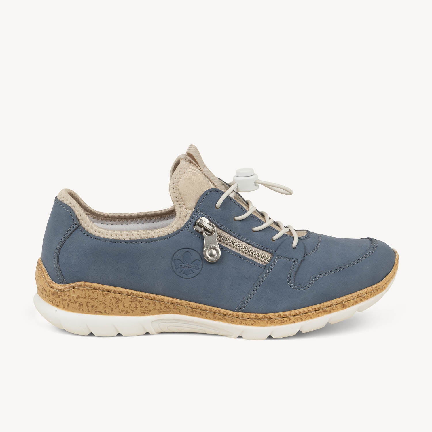 Baskets Femme RIEKER N42G0 - RIETRESSE Bleu