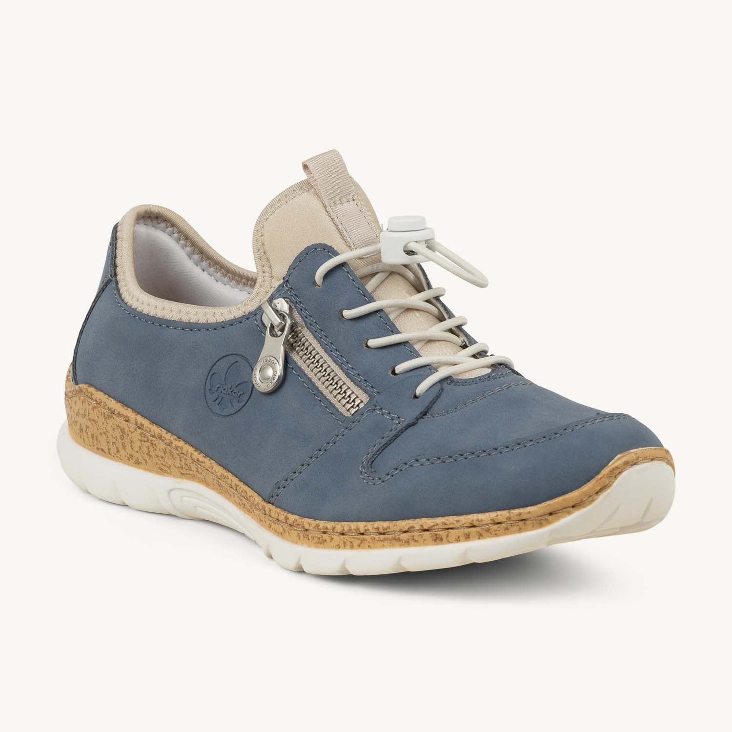 Baskets Femme RIEKER N42G0 - RIETRESSE Bleu