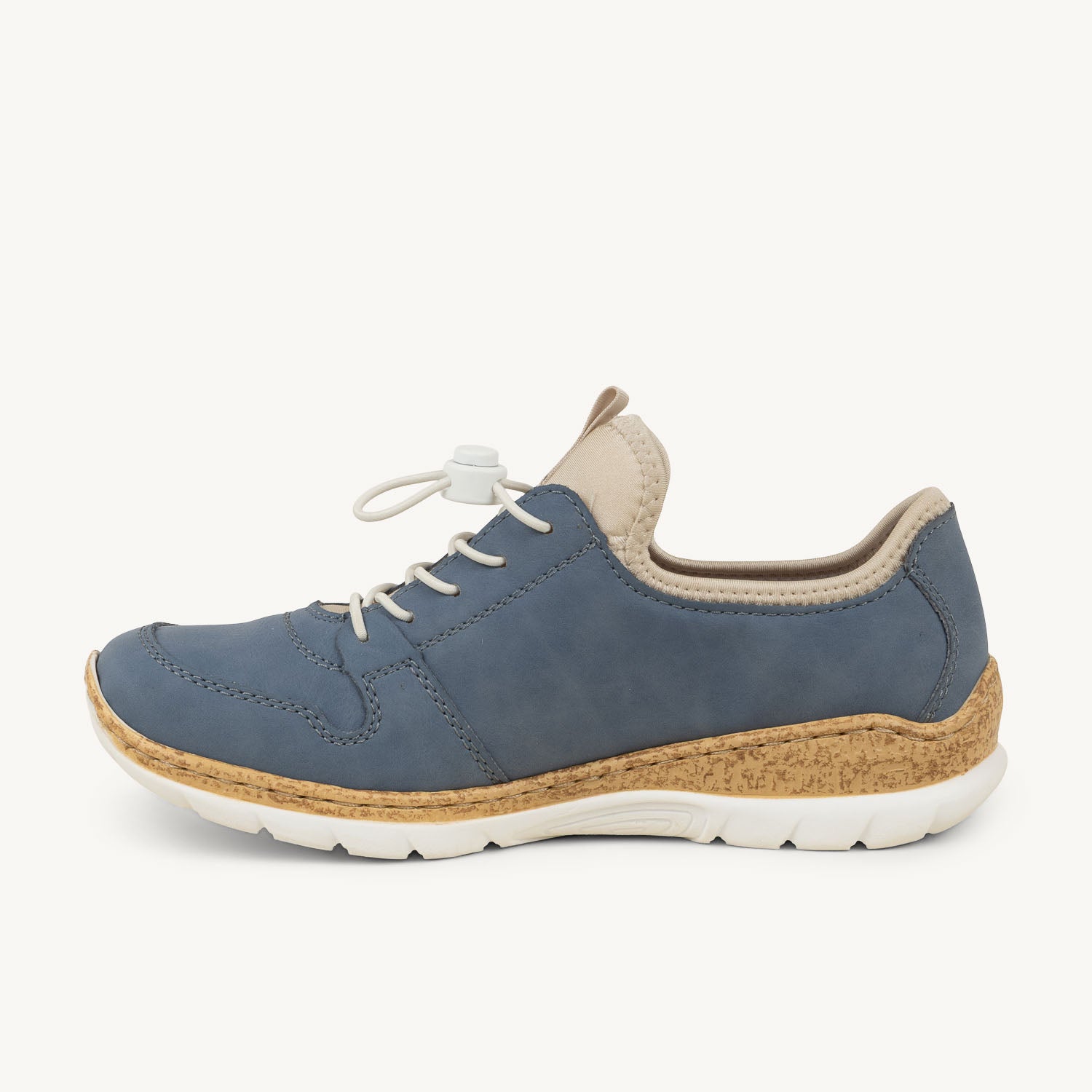 Baskets Femme RIEKER N42G0 - RIETRESSE Bleu