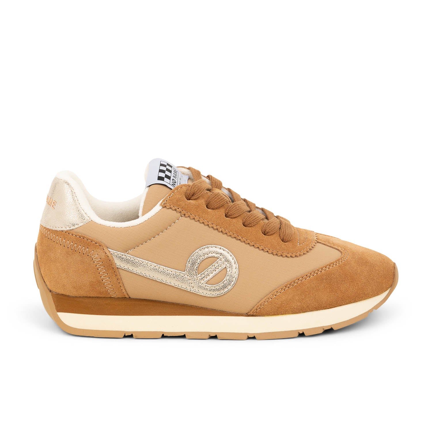 Baskets Femme NO NAME CITY RUN JOGGER Beige