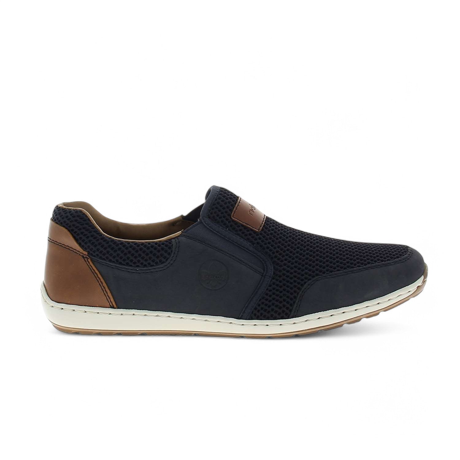 Mocassins Homme RIEKER 08869 - RIOLA Bleu