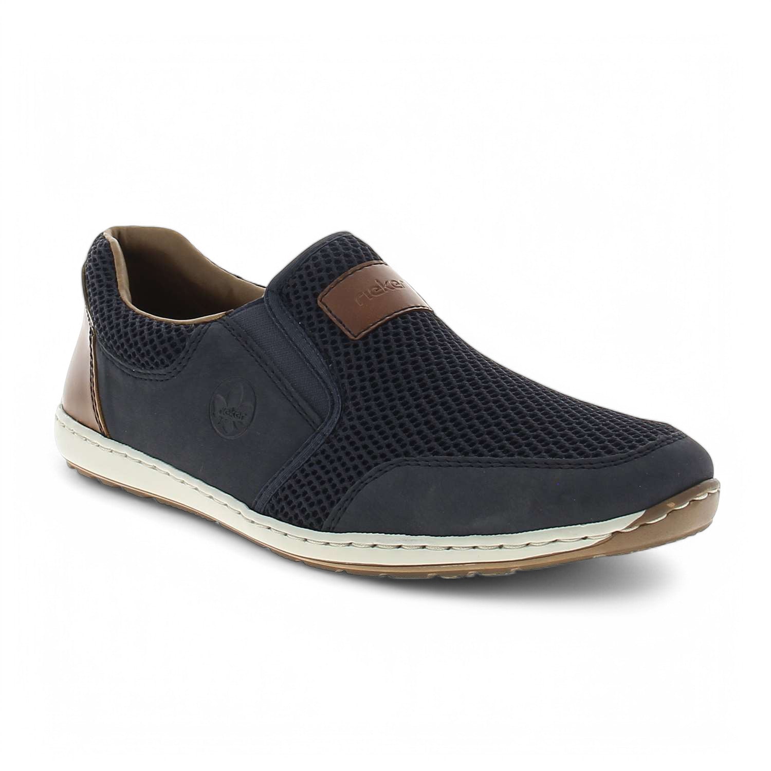 Mocassins Homme RIEKER 08869 - RIOLA Bleu
