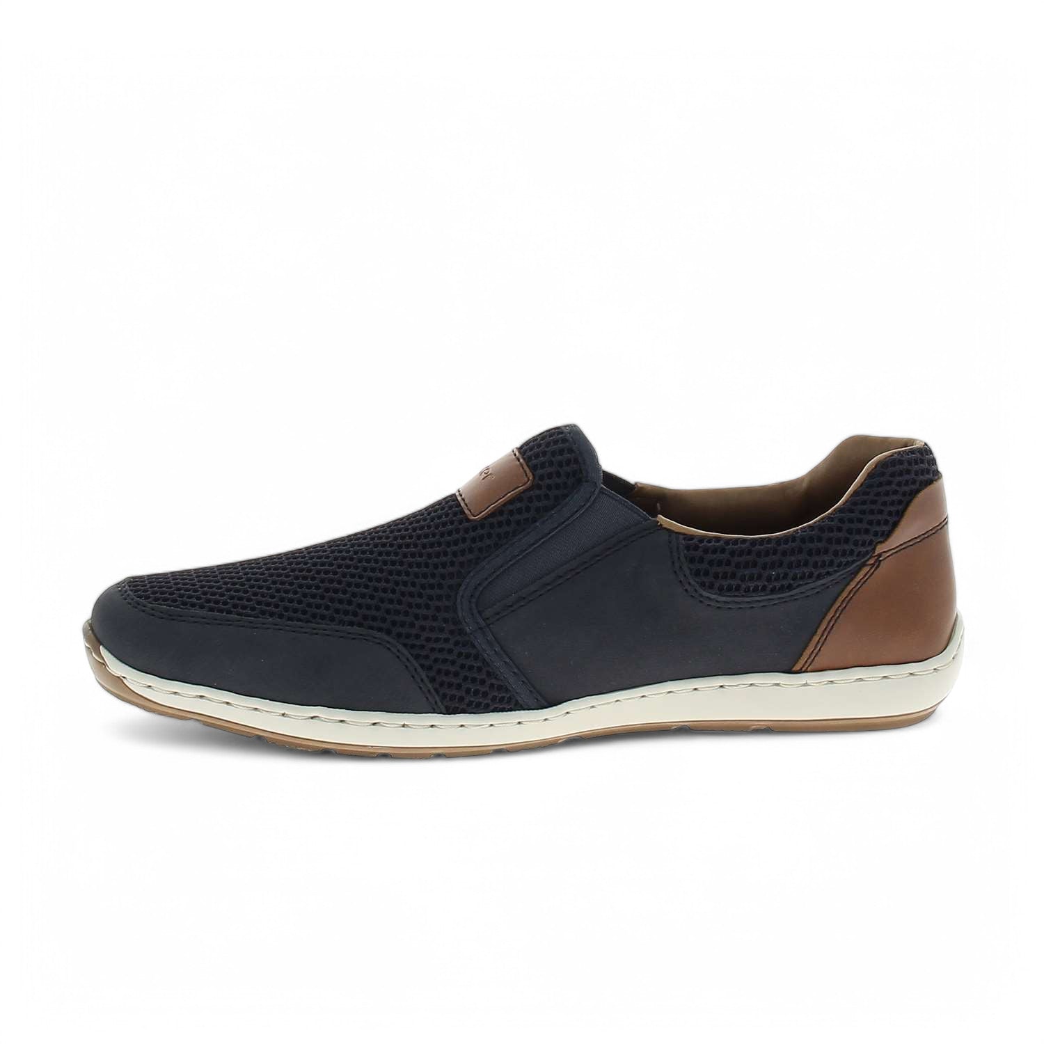 Mocassins Homme RIEKER 08869 - RIOLA Bleu