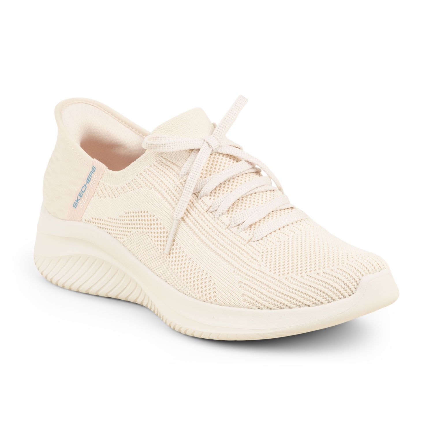 Baskets Femme SKECHERS ULTRA FLEX SLIP INS Beige