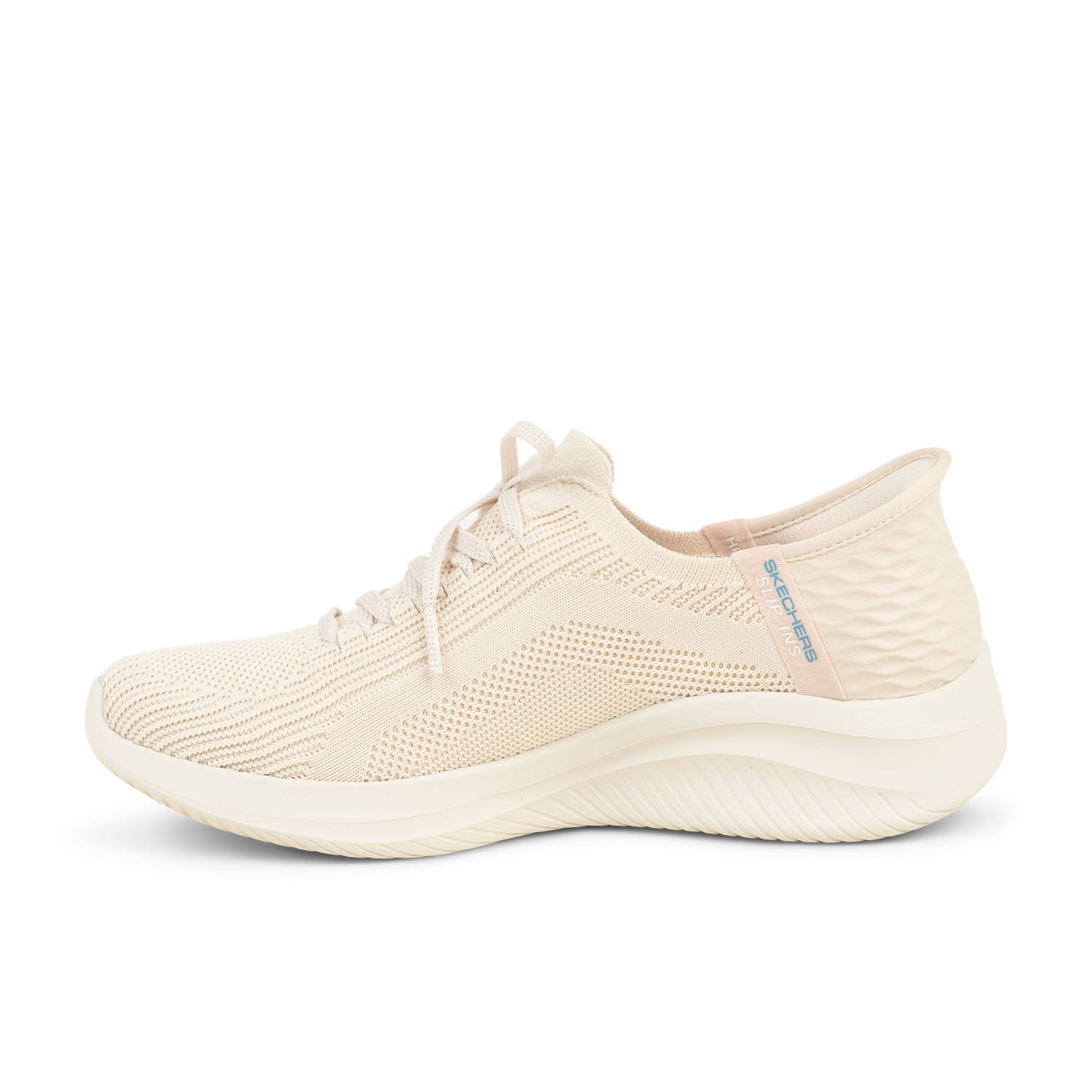 Baskets Femme SKECHERS ULTRA FLEX SLIP INS Beige