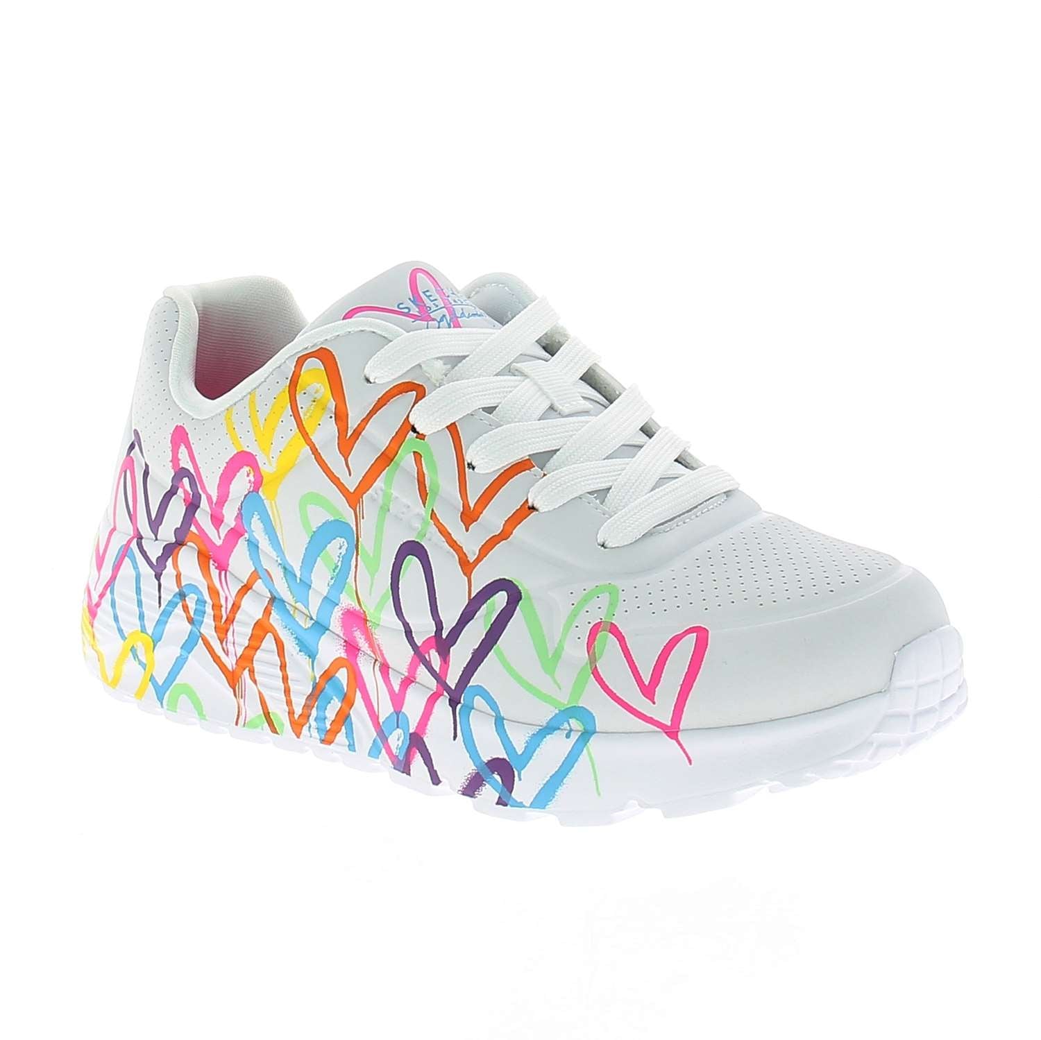 Baskets Enfant SKECHERS UNO LITE Blanc