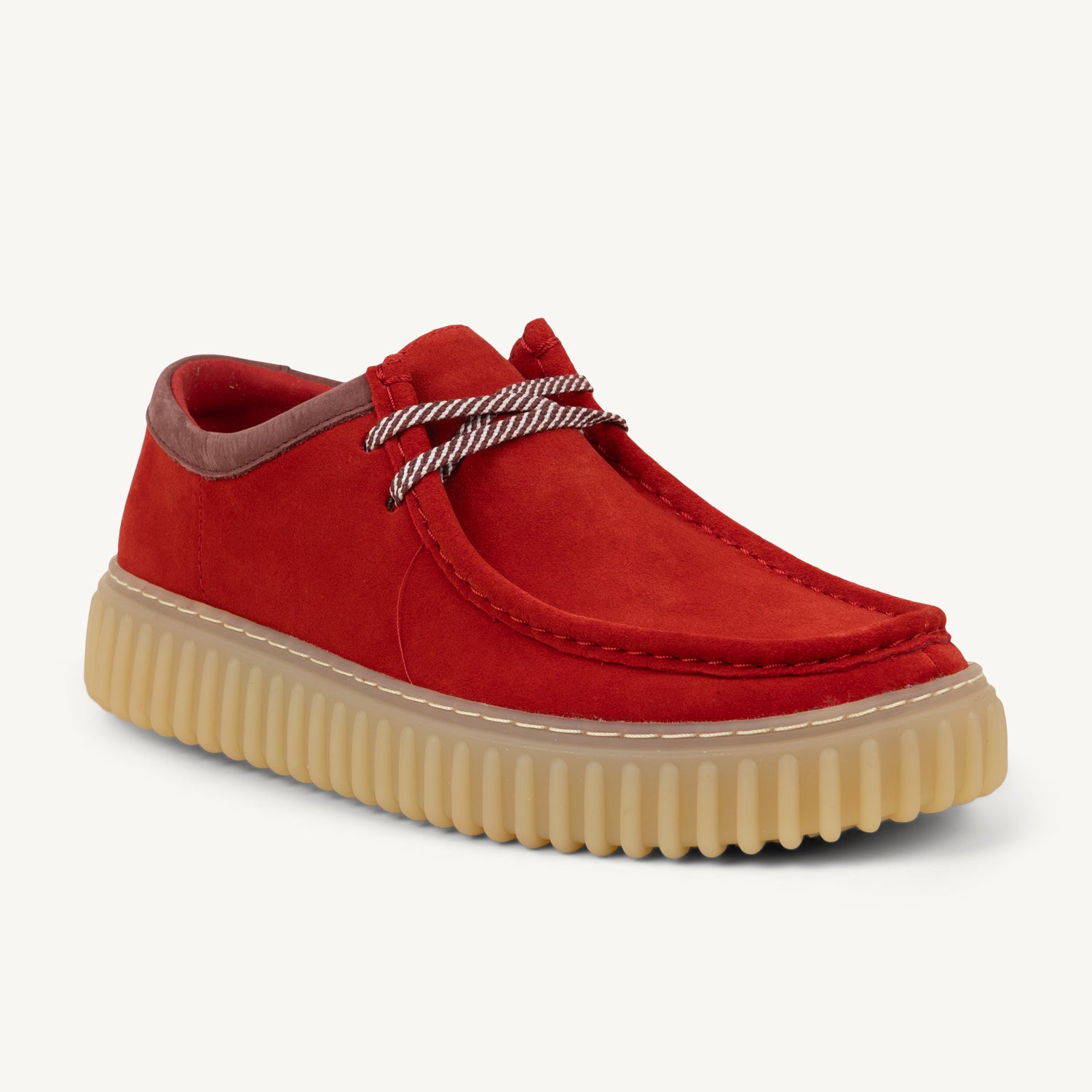 Derbies et Richelieus Homme CLARKS TORHILL LOW Rouge