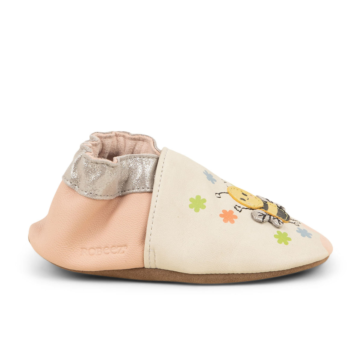 Chaussons Enfant ROBEEZ BEE CAREFULL Rose
