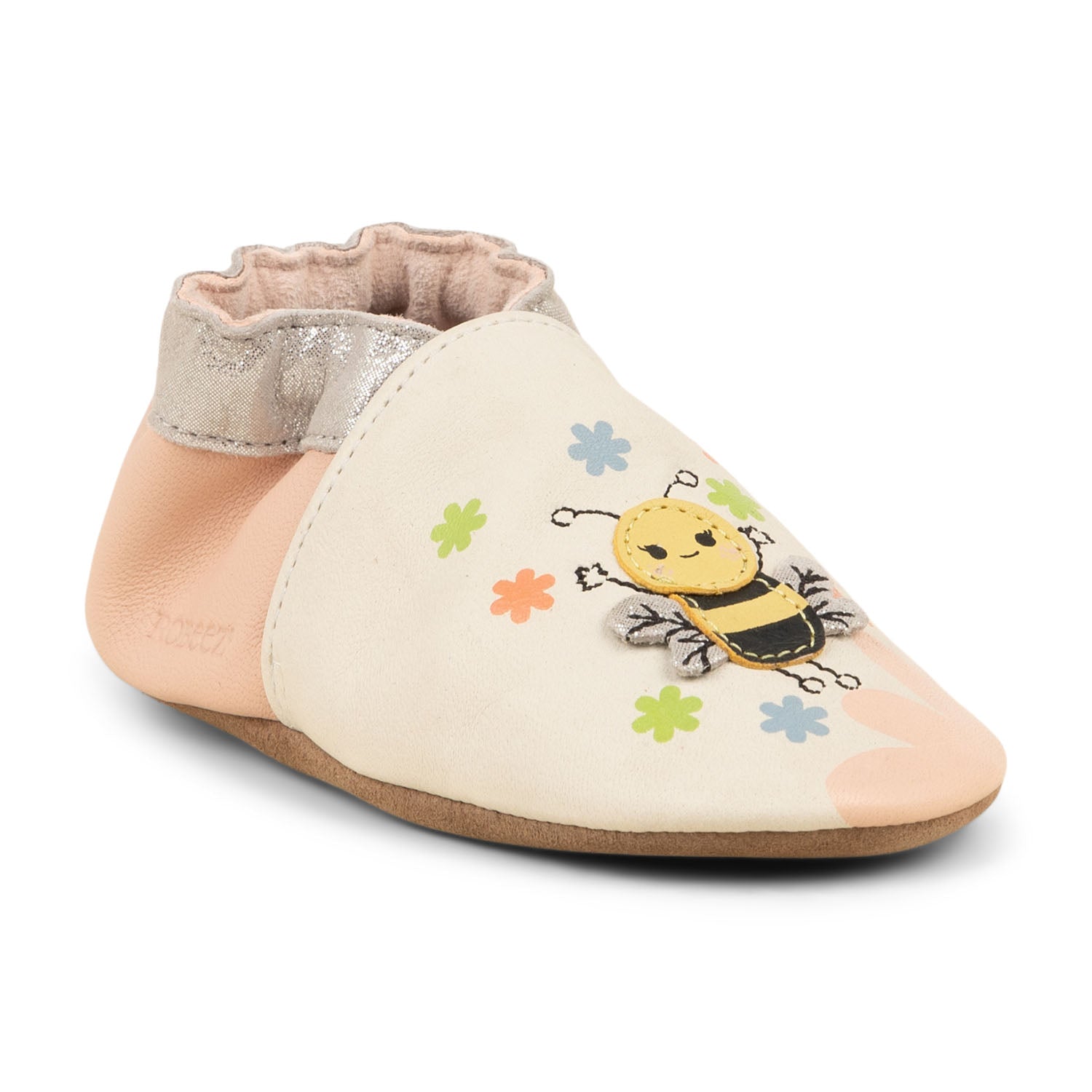 Chaussons Enfant ROBEEZ BEE CAREFULL Rose
