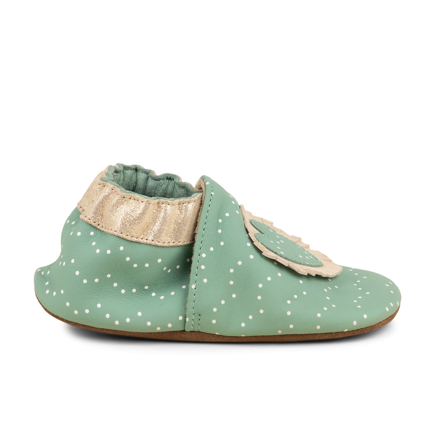 Chaussons Enfant ROBEEZ BABY TINY HEART Vert