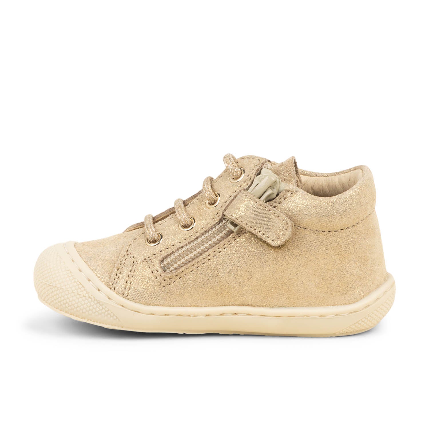 Chaussures montantes Enfant NATURINO COCOON ZIP Or/Bronze