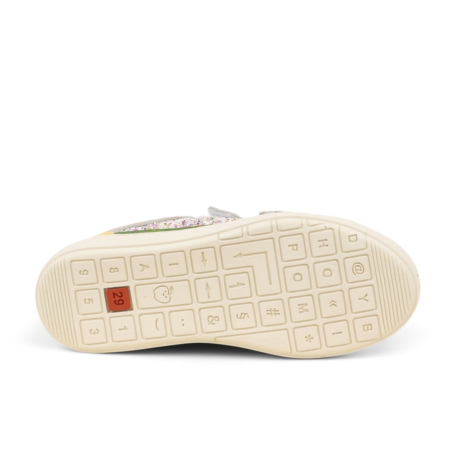 Baskets Enfant SHOO POM PLAY CO SCRATCH Blanc