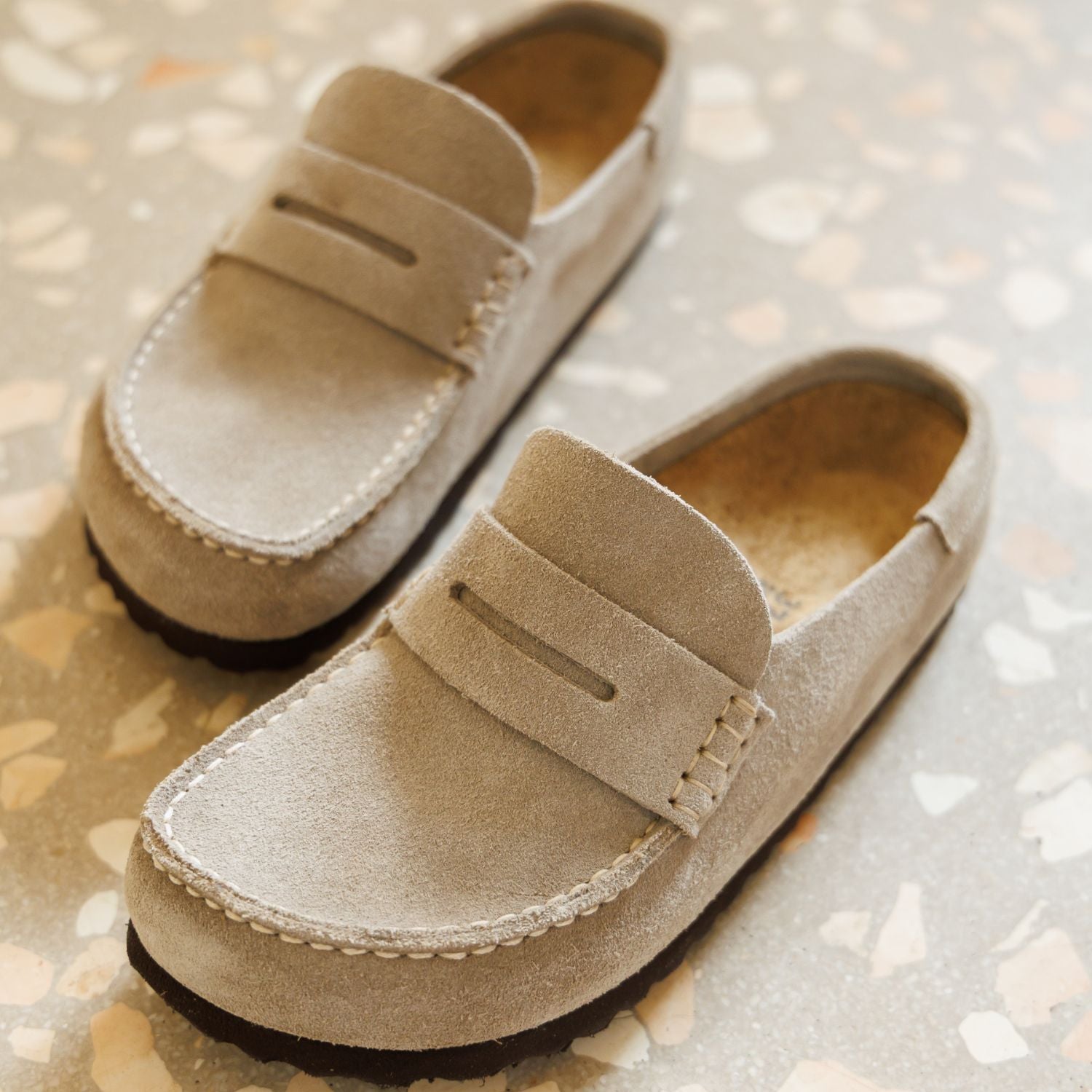 Sandales NAPLES BIRKENSTOCK Homme Beige